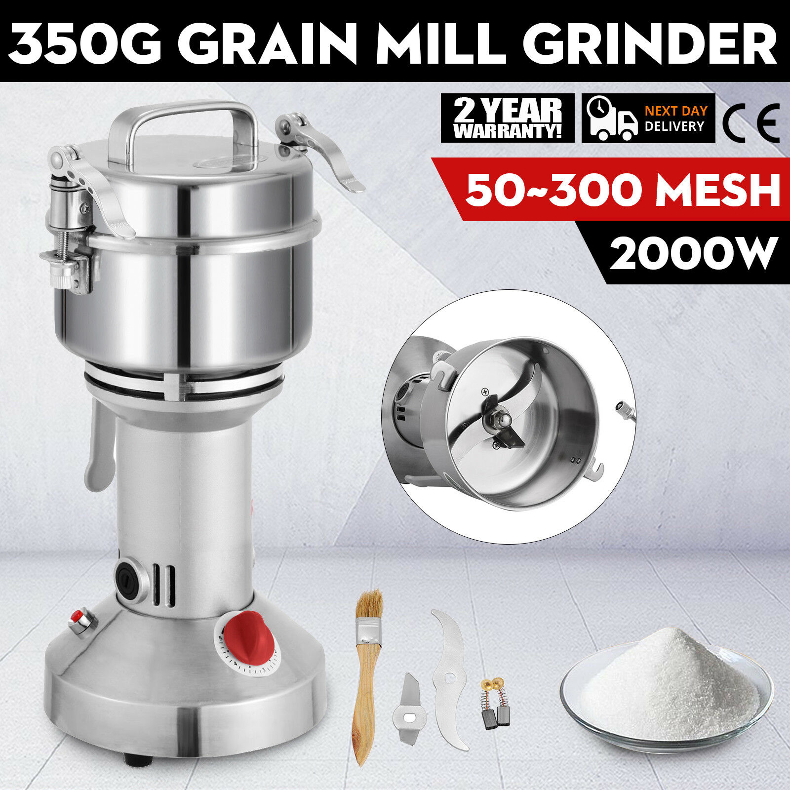 high speed electric herb grain grinder cereal mill flour powder