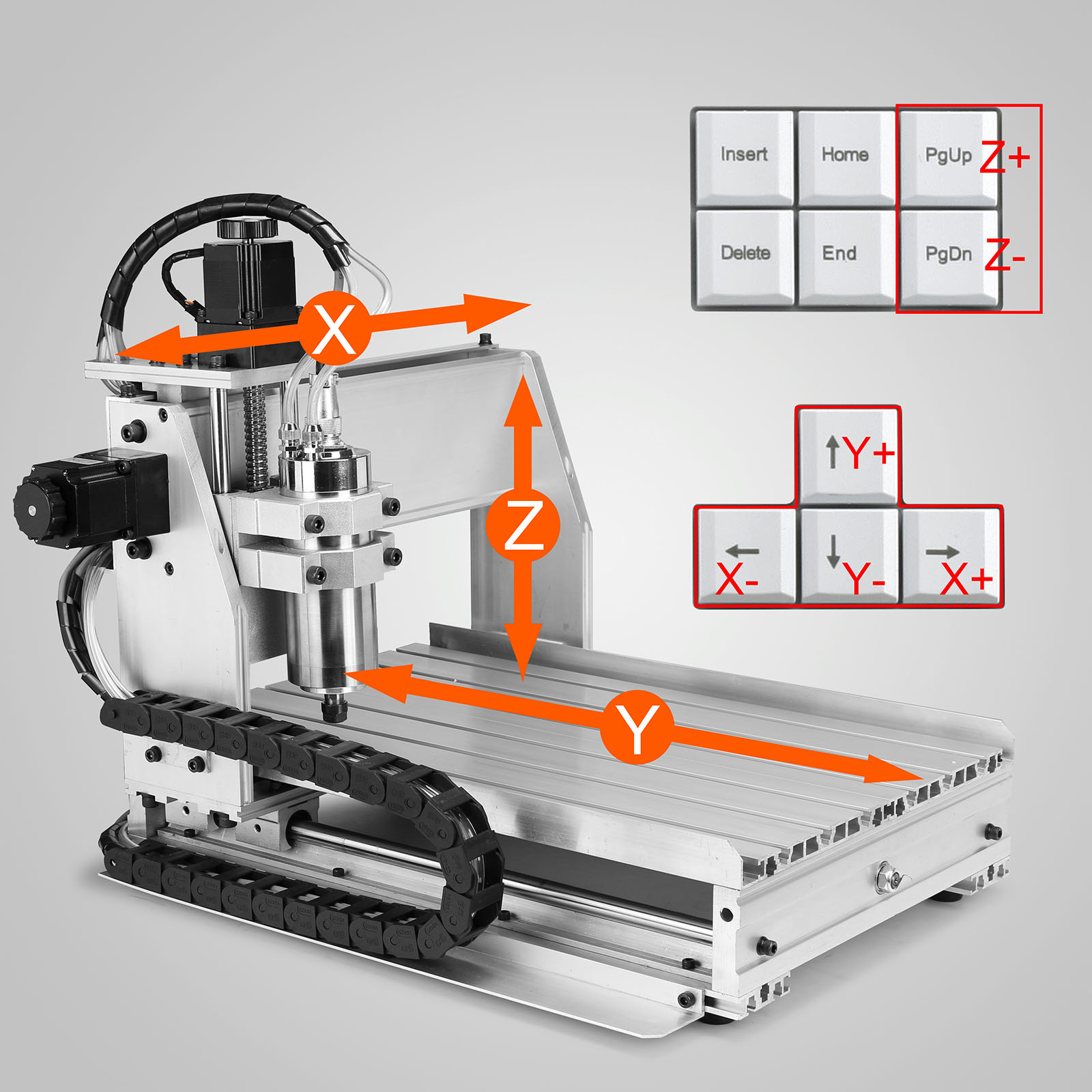 4 Axis Cnc Router Engraver Engraving Machine Drilling Milling 6040z Cutter Tool Ebay
