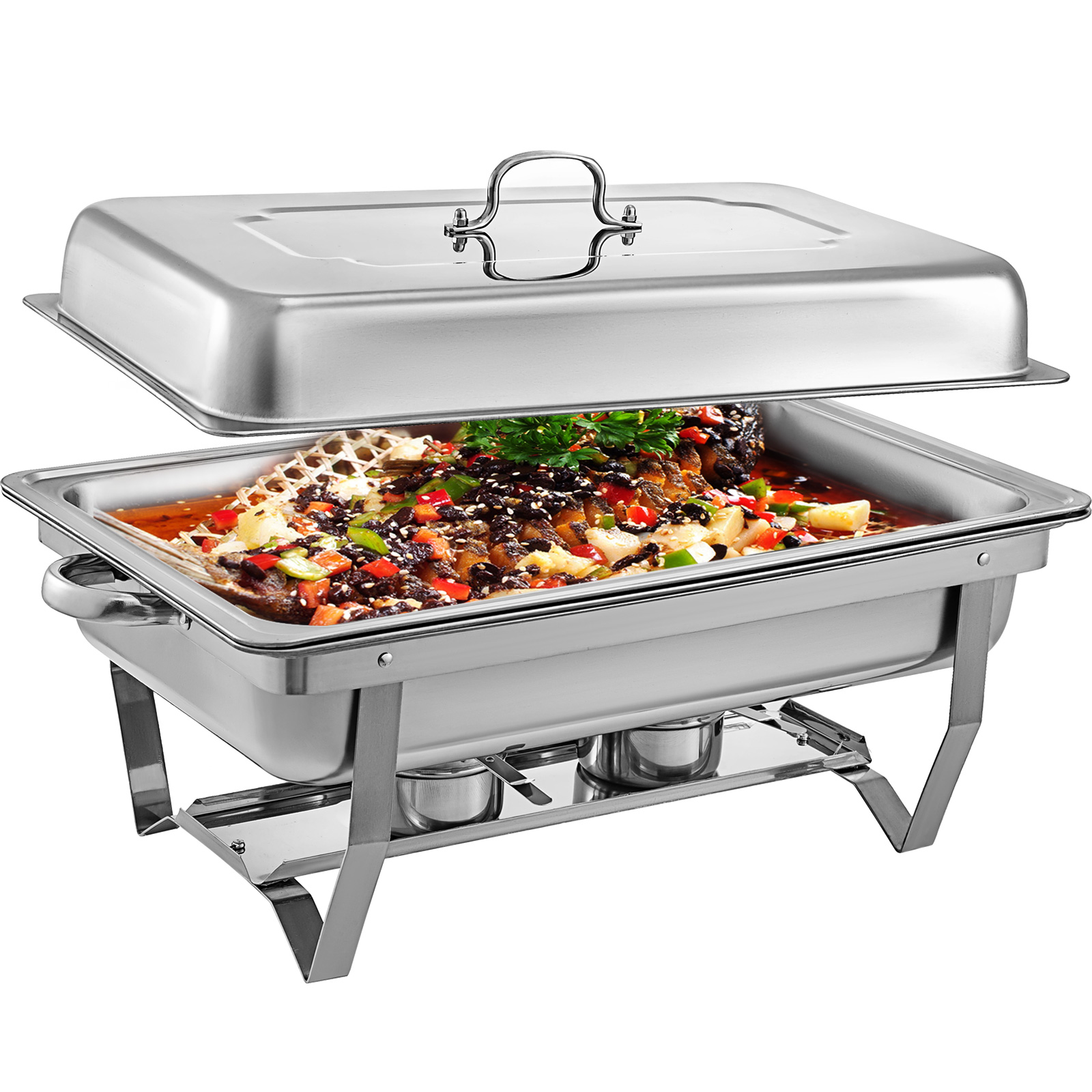 Full Size Catering Stainless Steel Chafer Chafing Dish Qt