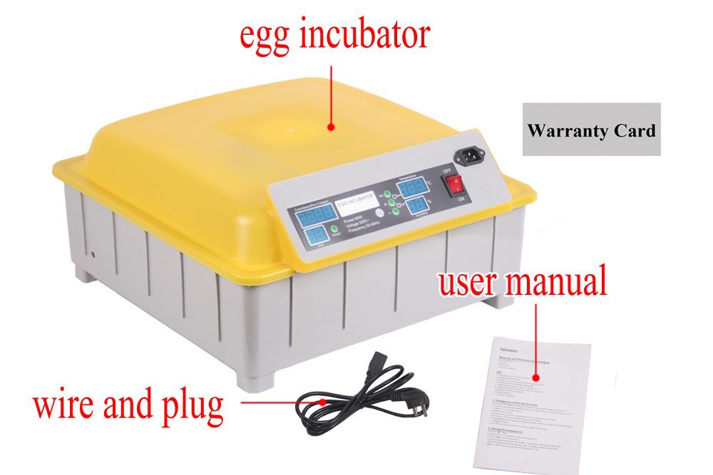 about 48 EGGS AUTOMATIC INCUBATOR CHICKEN INCUBATOR POULTRY HATCHER a