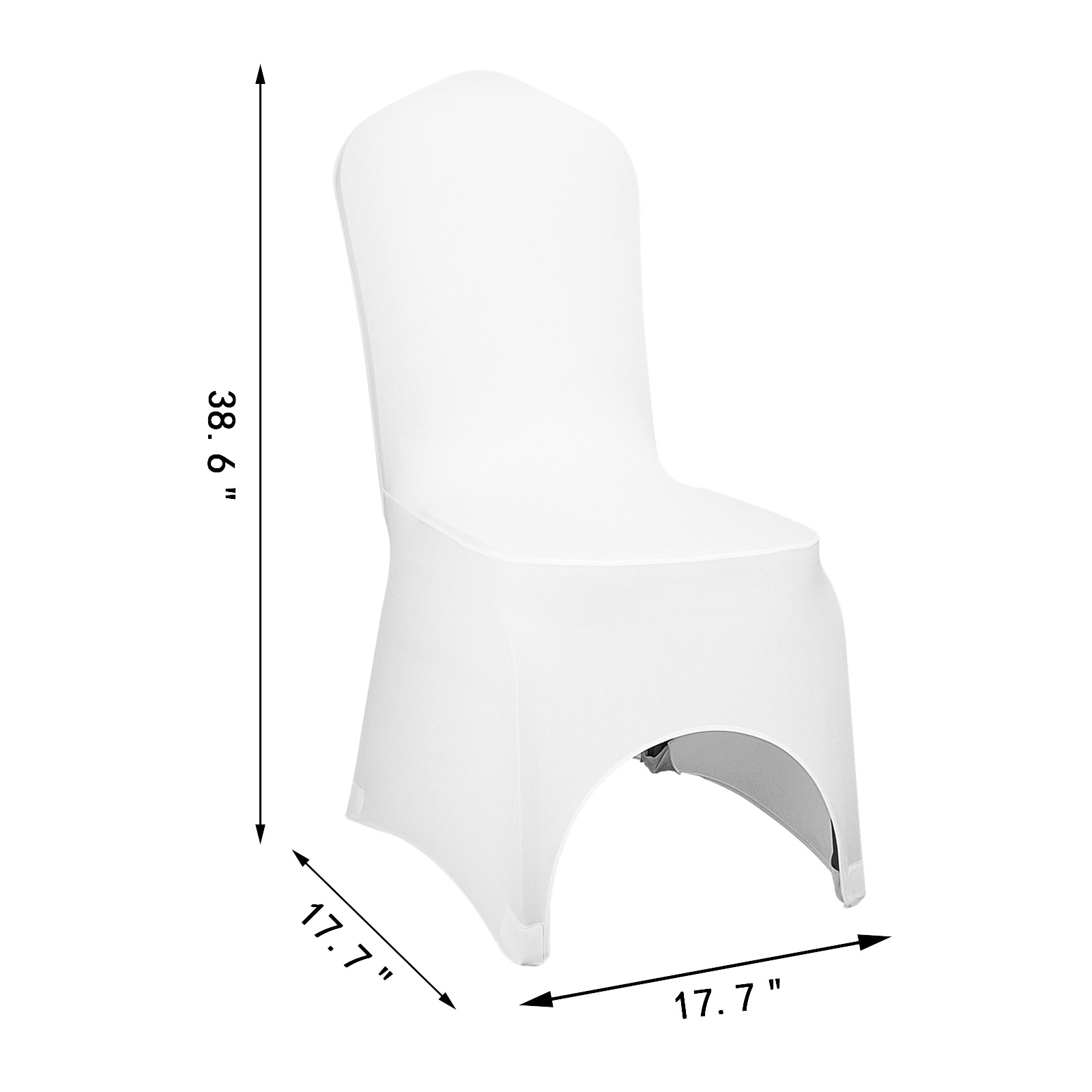 Spandex Folding Chair Covers White  Folding chair covers, Spandex chair  covers, Chair cover rentals