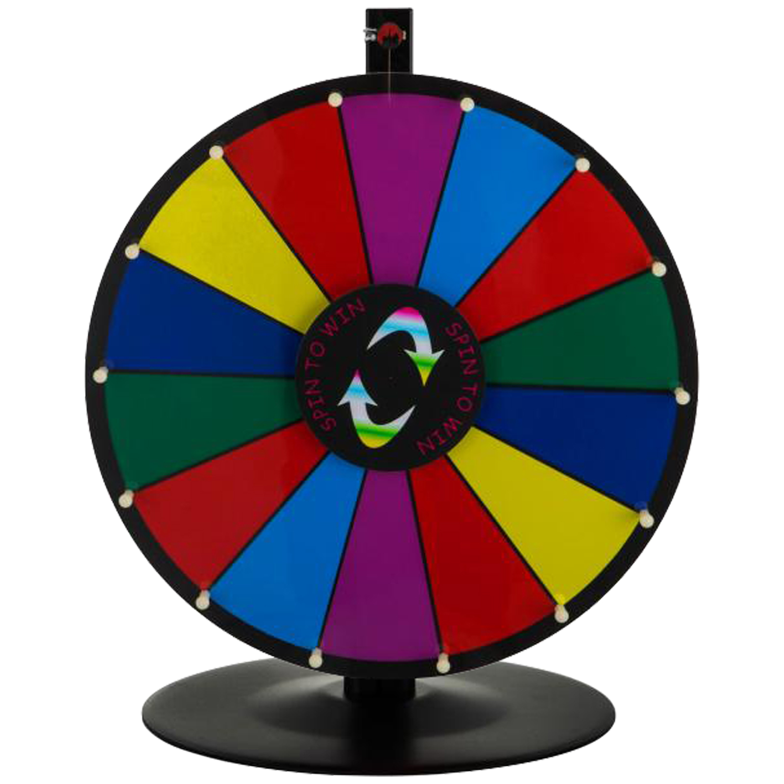 spinning color wheel