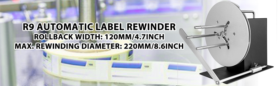120mm Width Label,Paper Guide,Label Rewinder