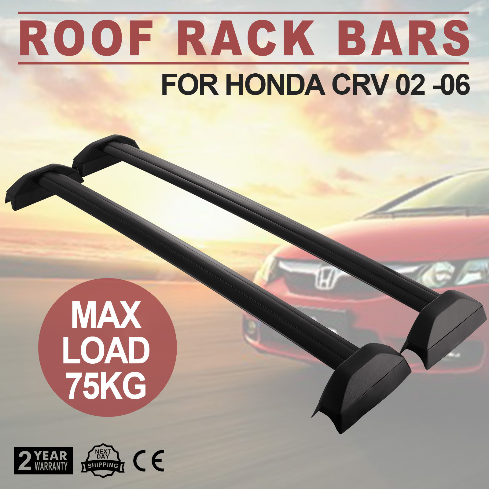 For 20022006 Honda CRV CRV Roof Rack Cross Bars