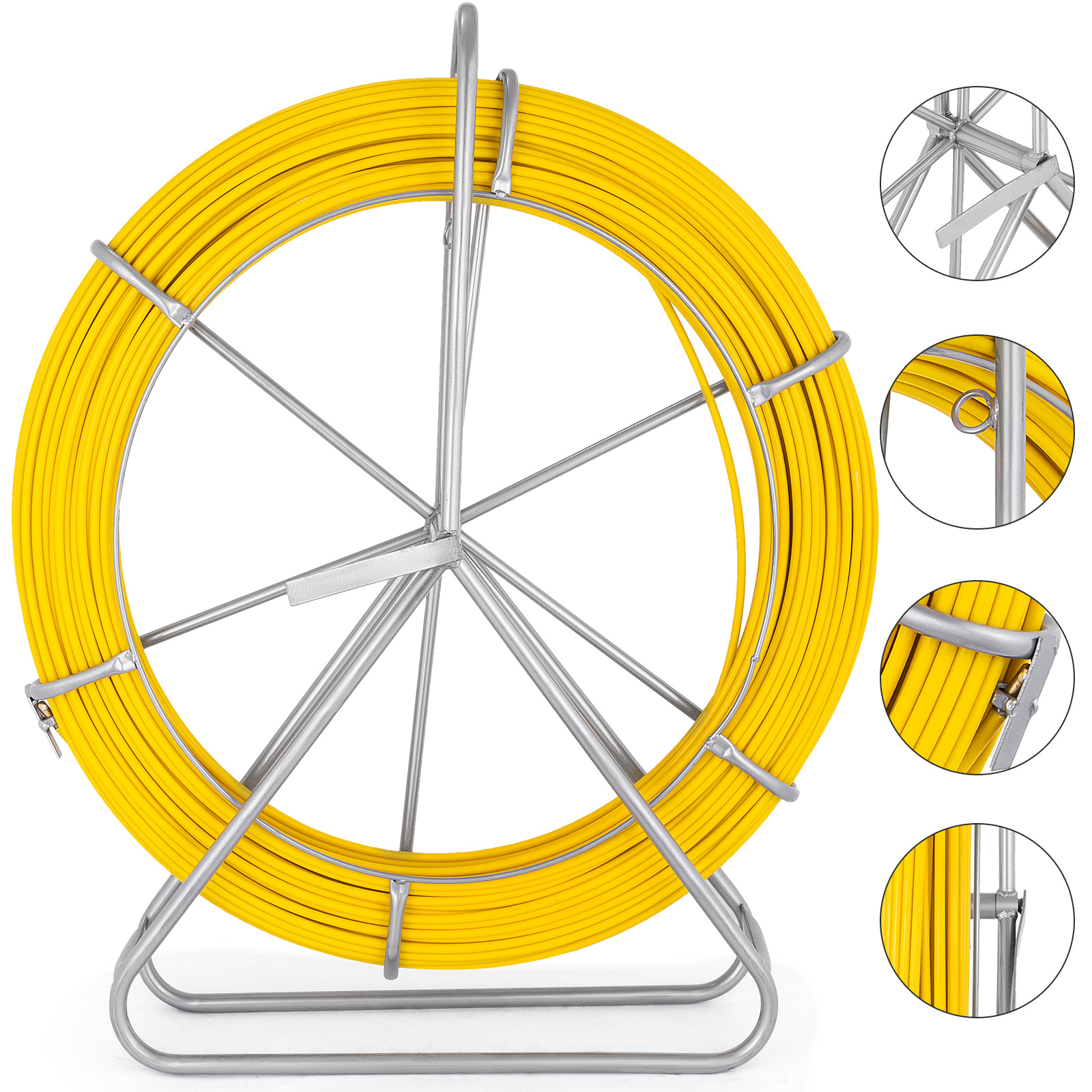 Aiguille Tire fil 30 Mètres : Pour Câbles Fibre Optique et Éléctrique