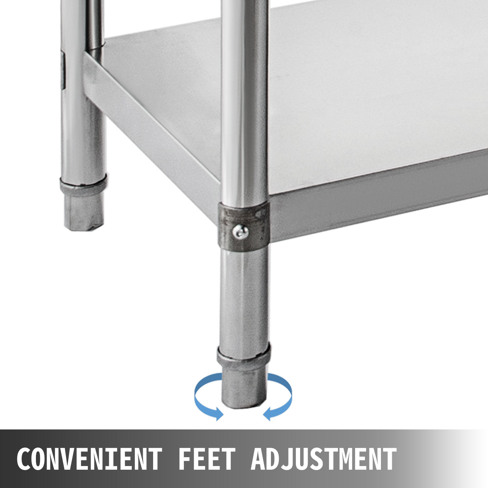 shelving unit, stainless steel, 4/5 tiers