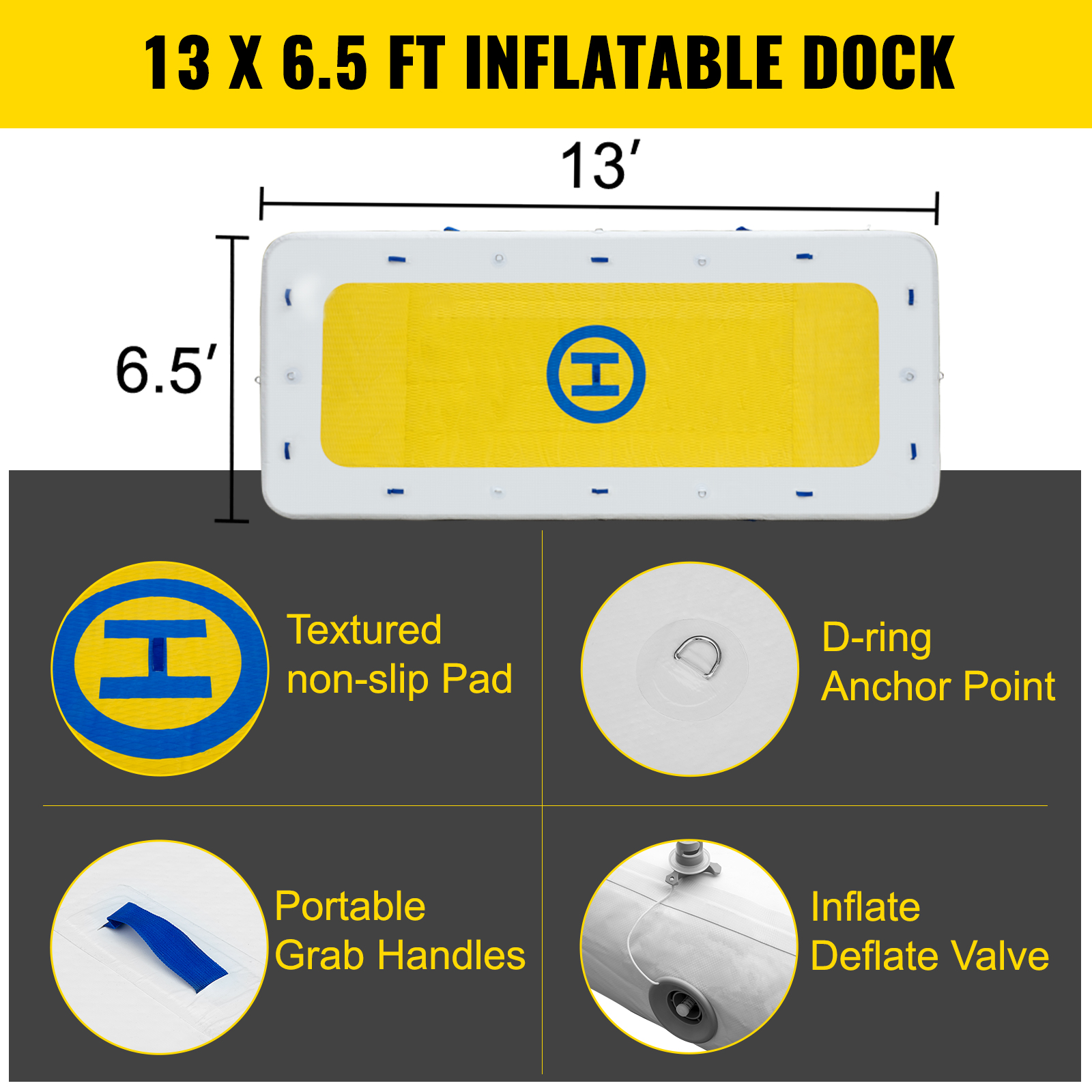Inflatable Dock,Platform,Floating