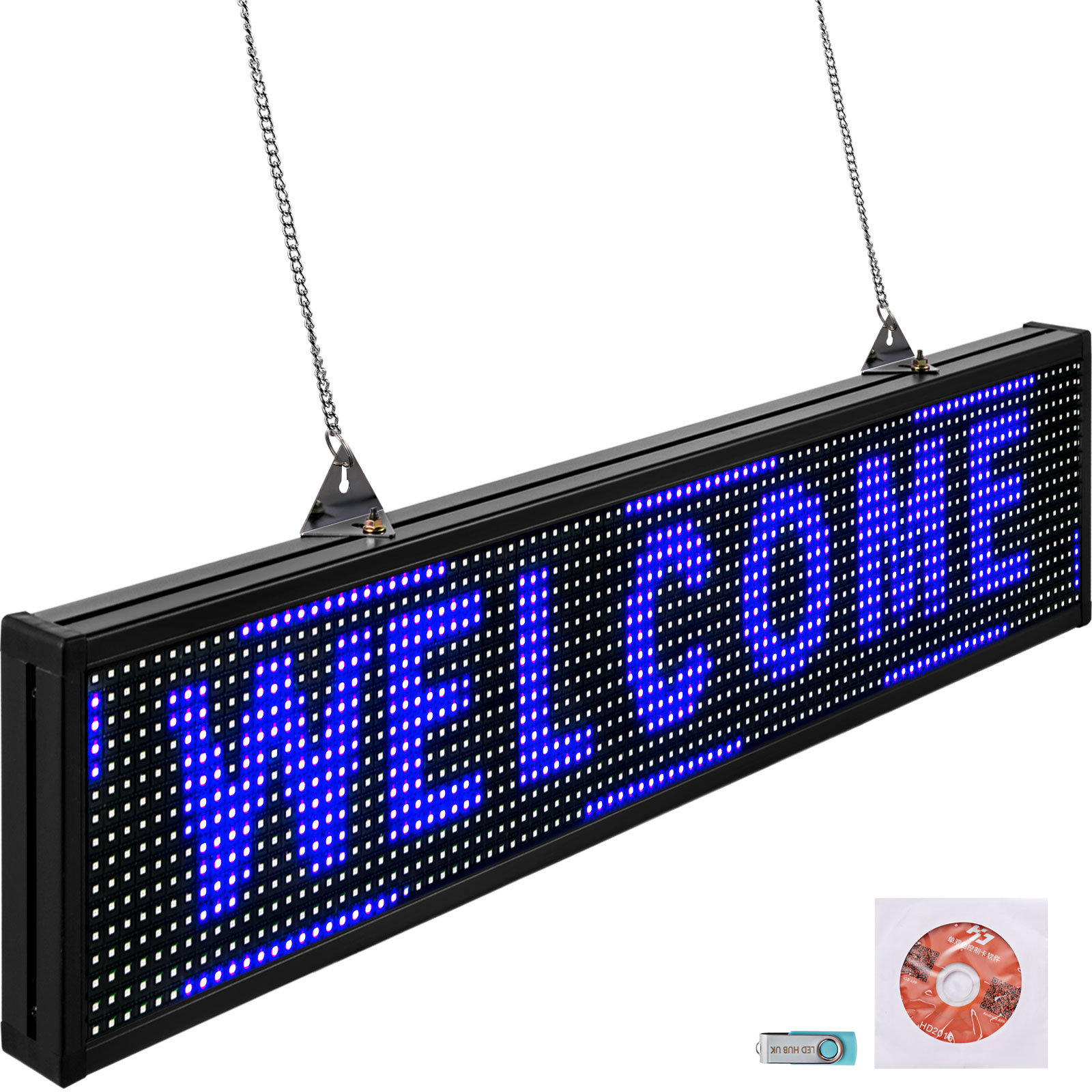 LED-Schild, 40 x 8 Zoll, Werbung und Business
