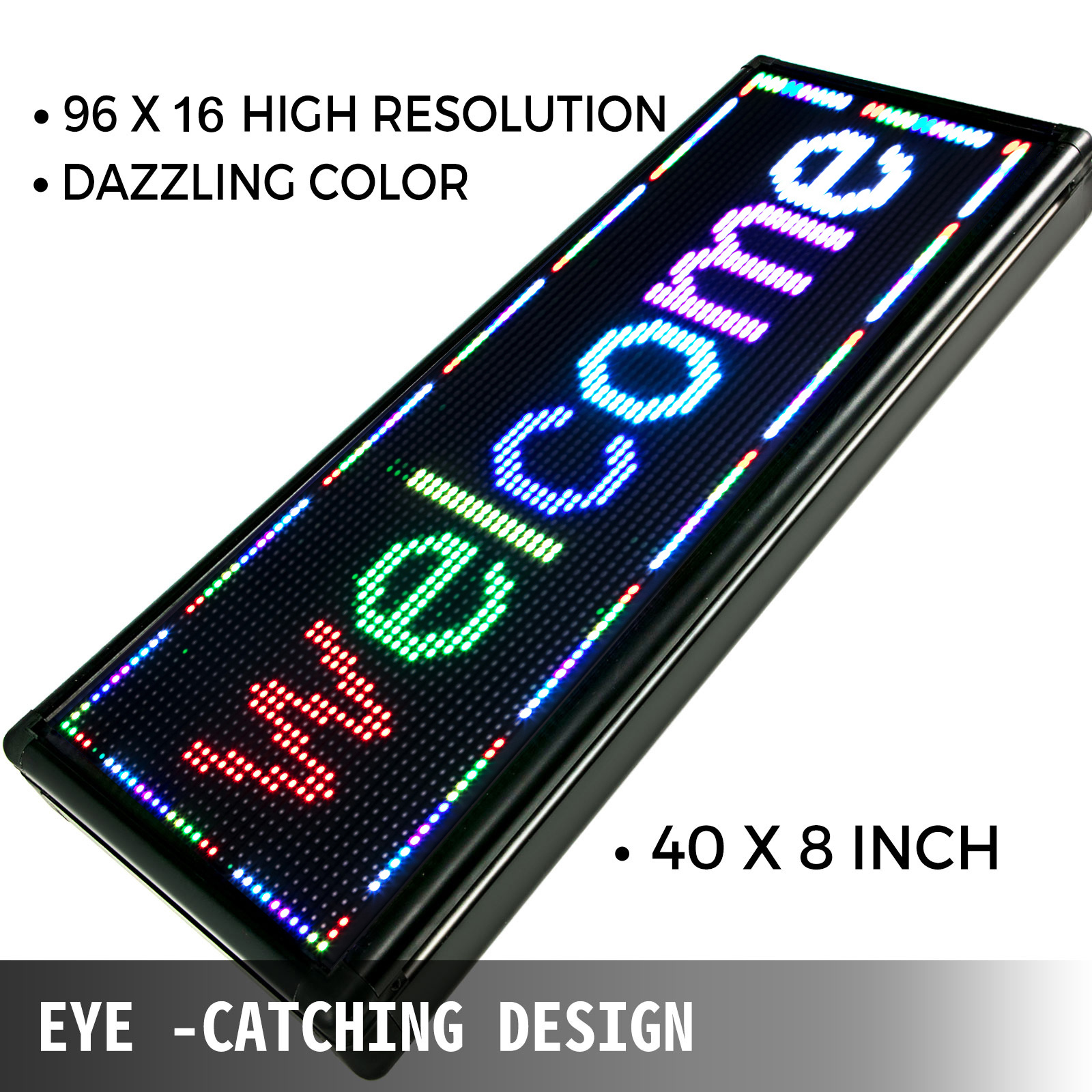 led sign,40 x 8inch,advertising and business
