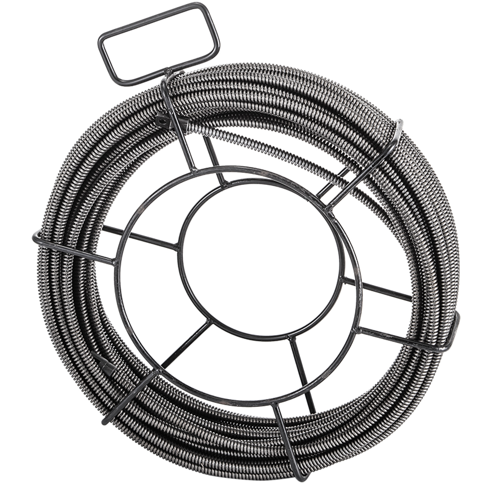 VEVORbrand Drain Cleaning Cable 100 Feet x 1/2 inch Solid Core Cable Sewer  Cable Drain Auger Cable Cleaner Snake
