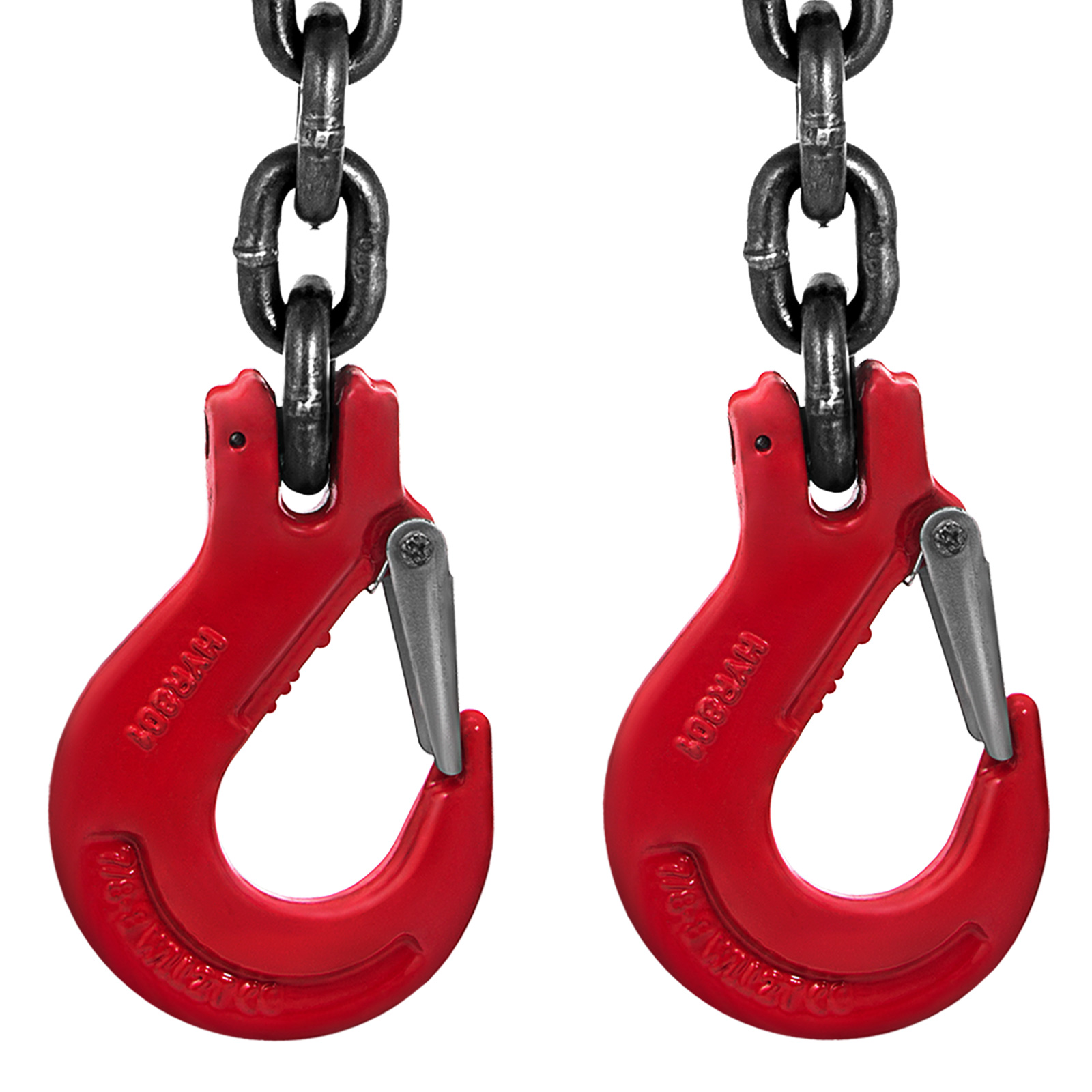 how to attach lifting straps to a chain hoist