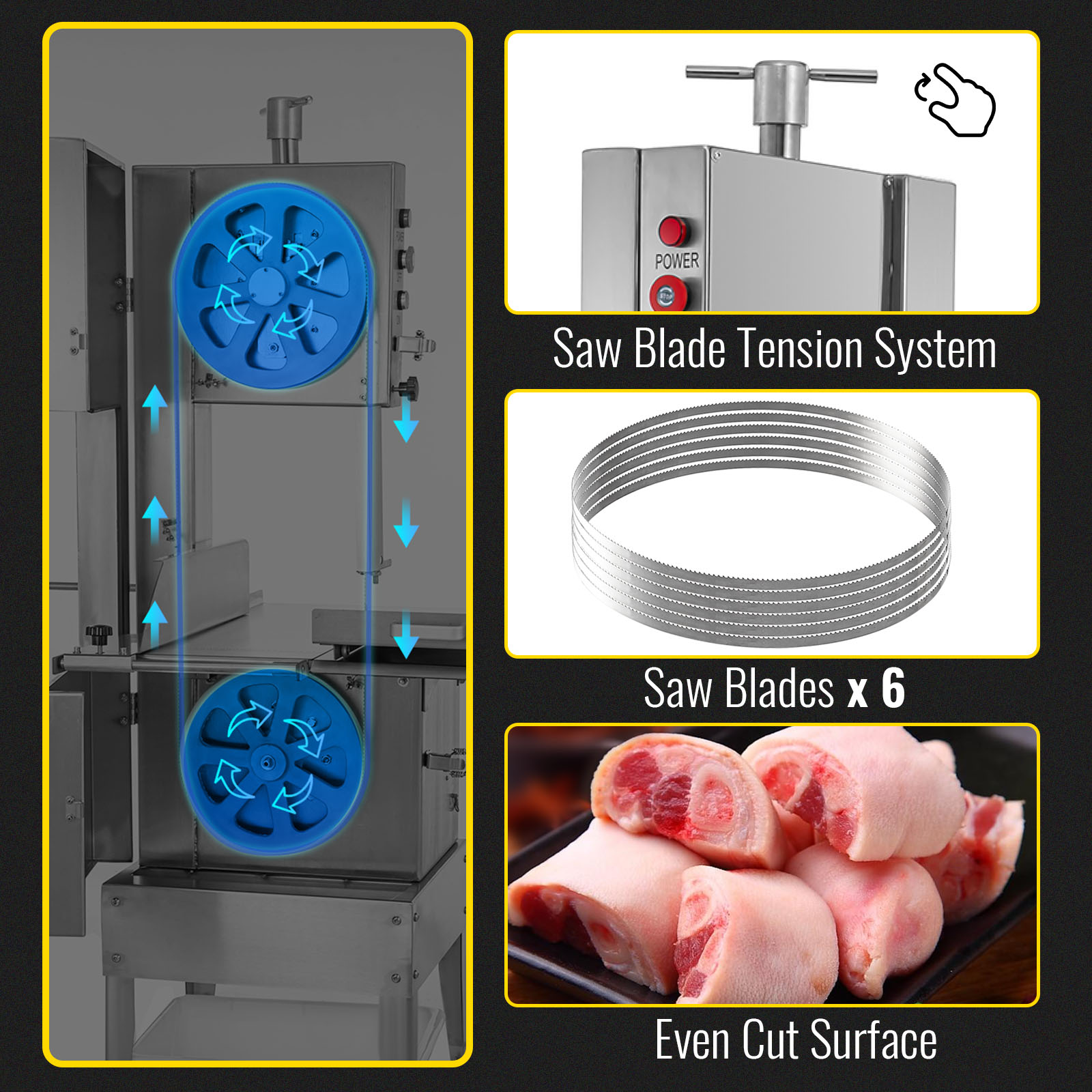 Commercial beef and mutton pork saw bone cutting machine – CECLE Machine