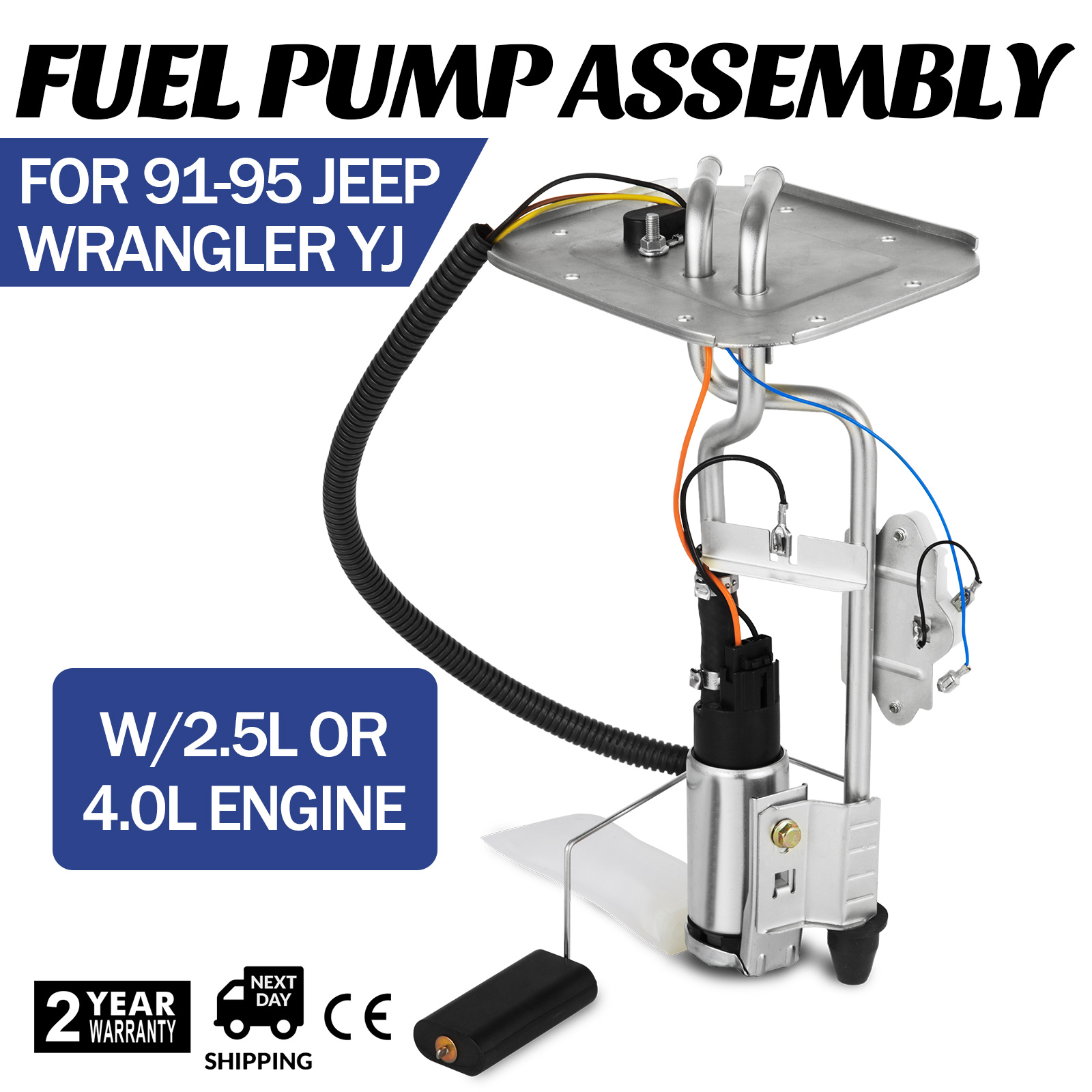 Fuel Pump Sending Unit Fit Jeep Wrangler 91 95 5003861aa Yj 20 Gal 4 0l Ce Ebay