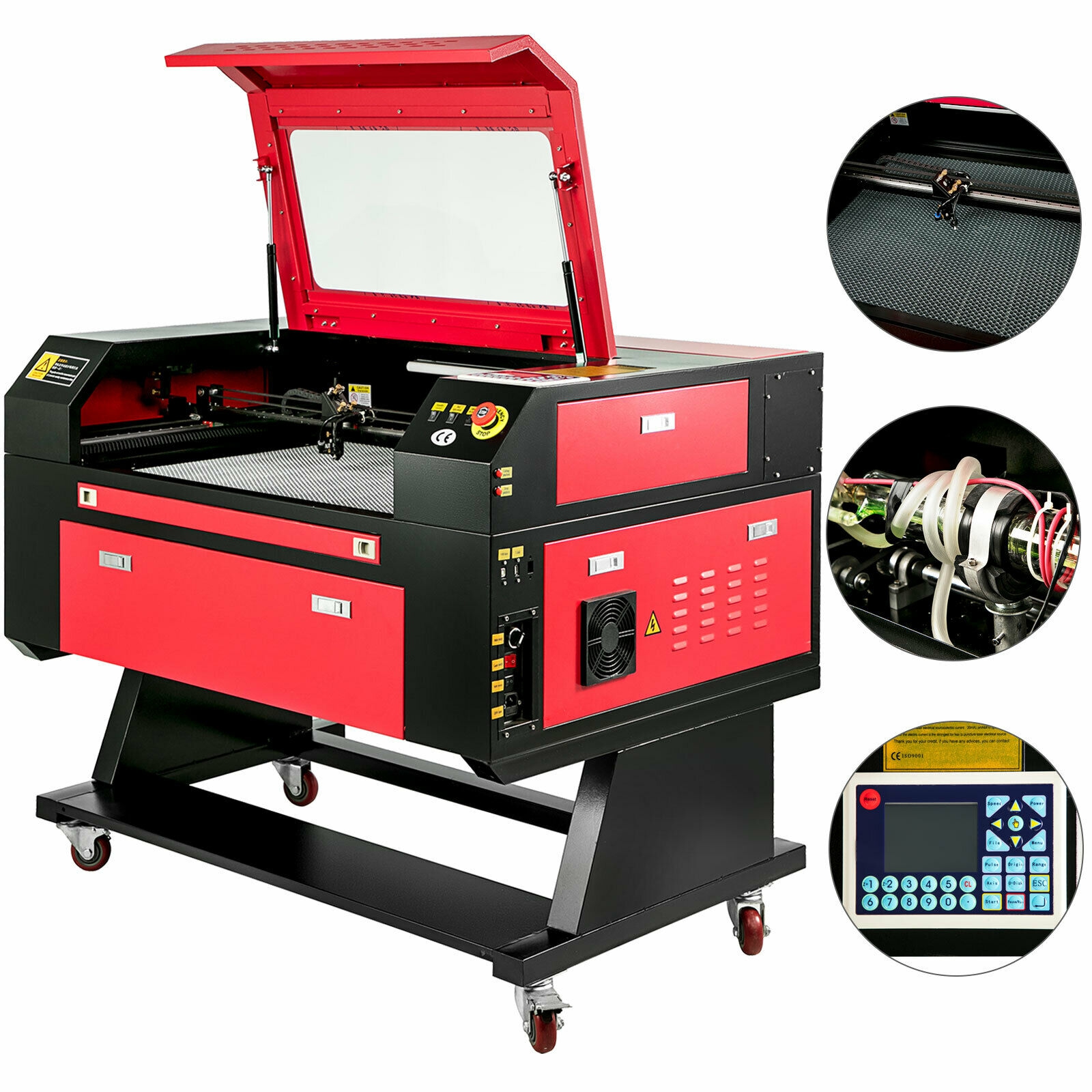 80W CO2 Laser Cutter Engraver Engraving Machine 700x500mm USB Port ...