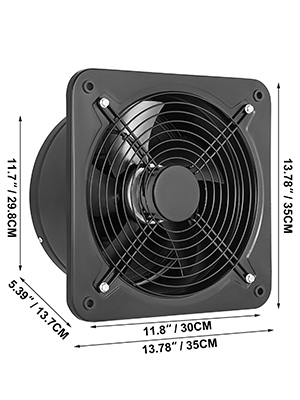 Industrial Ventilation Extractor,300 mm,Air Blower Fan