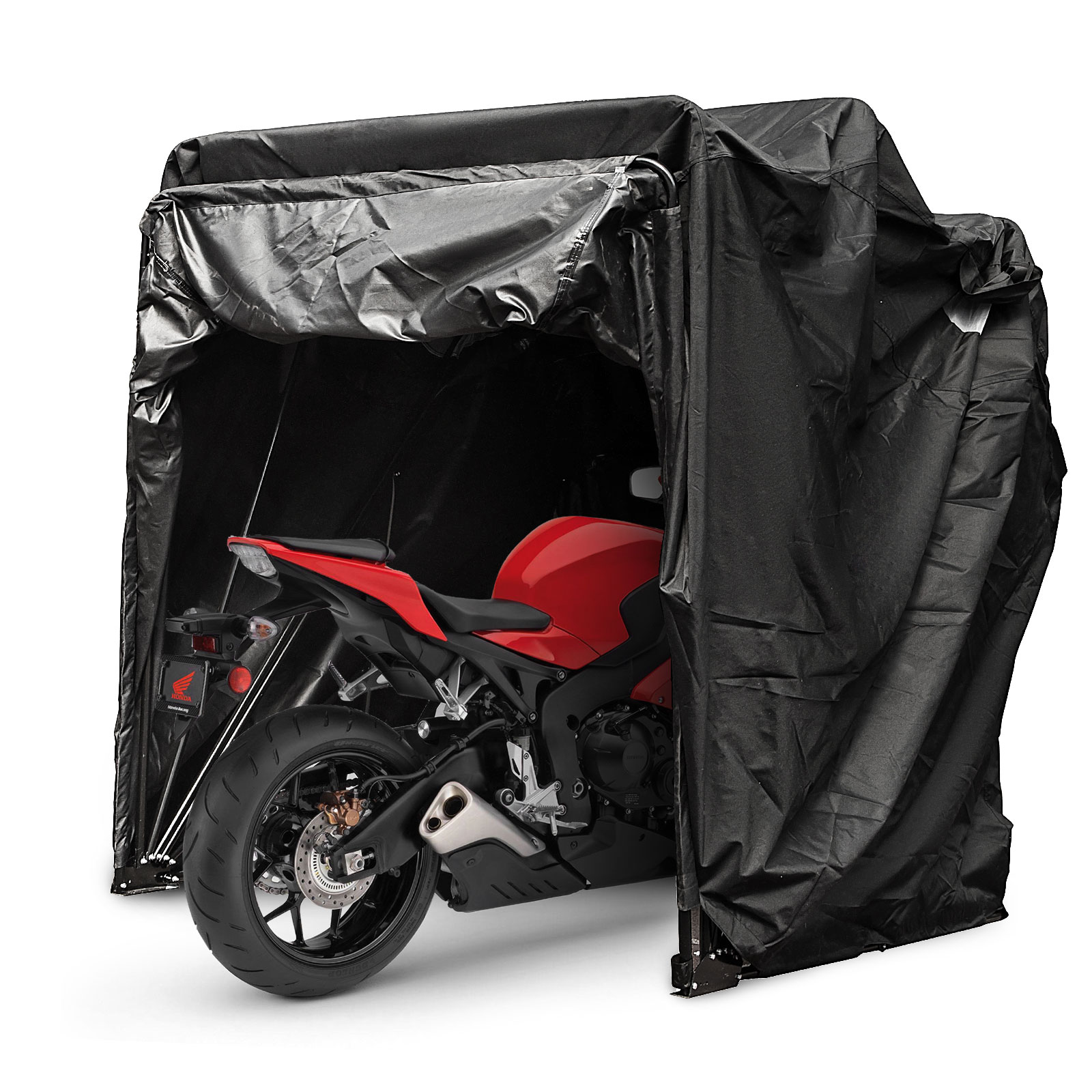 Heavy Duty Large Motorcycle Shelter Shed Cover Storage Tent Strong Safe Garage | eBay