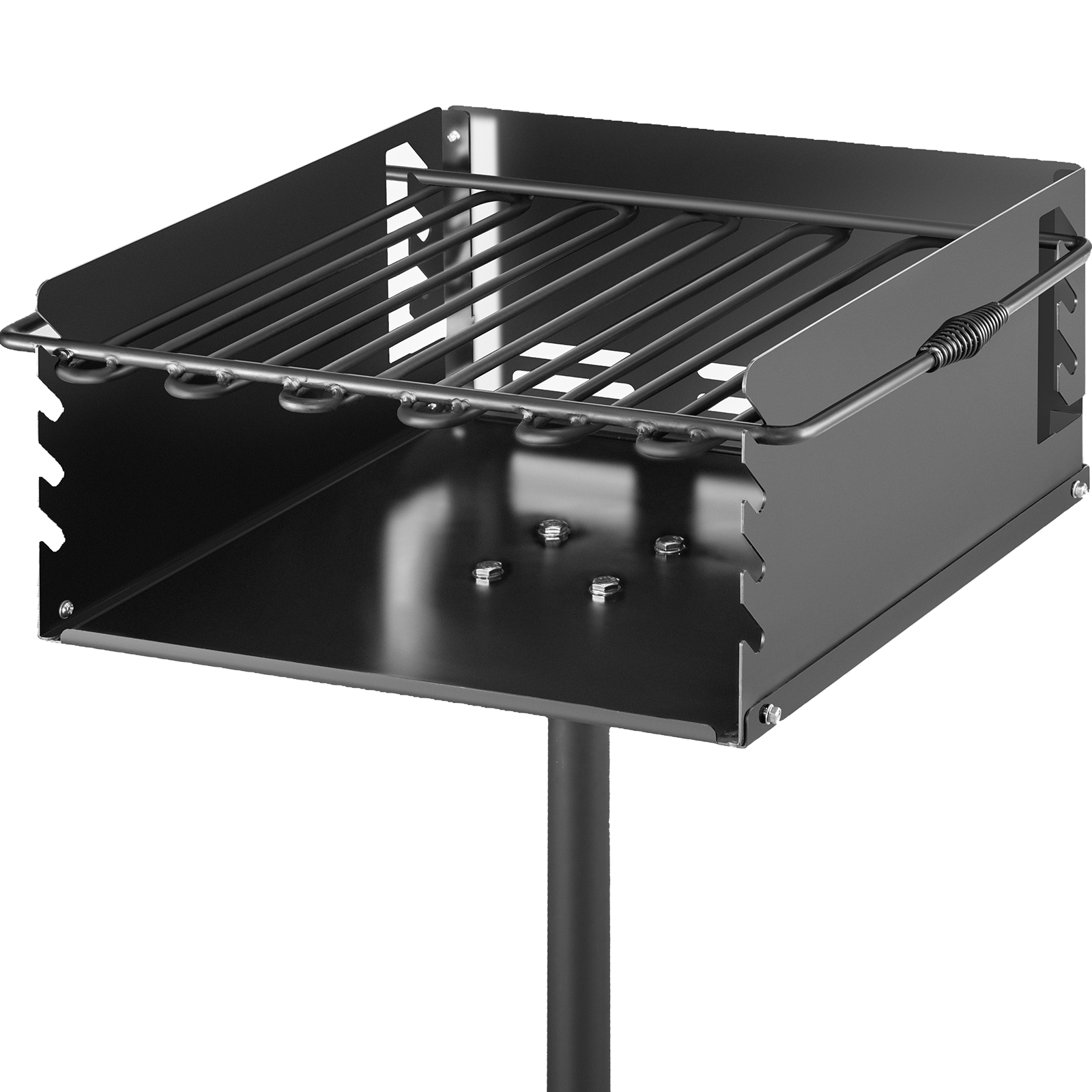 Heavy-Duty Park Style Grill Large Charcoal Bbq Outdoor Cooking w/Grill ...