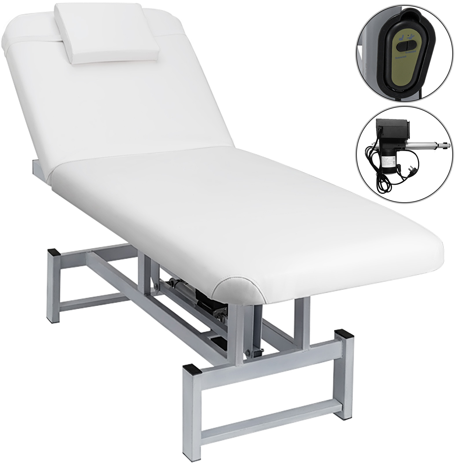 Electric Facial Chair Massage Table Bed Adjustable Remote Control Quiet