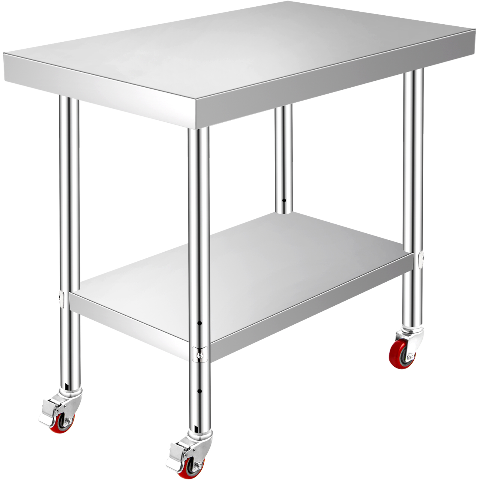work table, 30 x 36 x 34 in, stainless steel