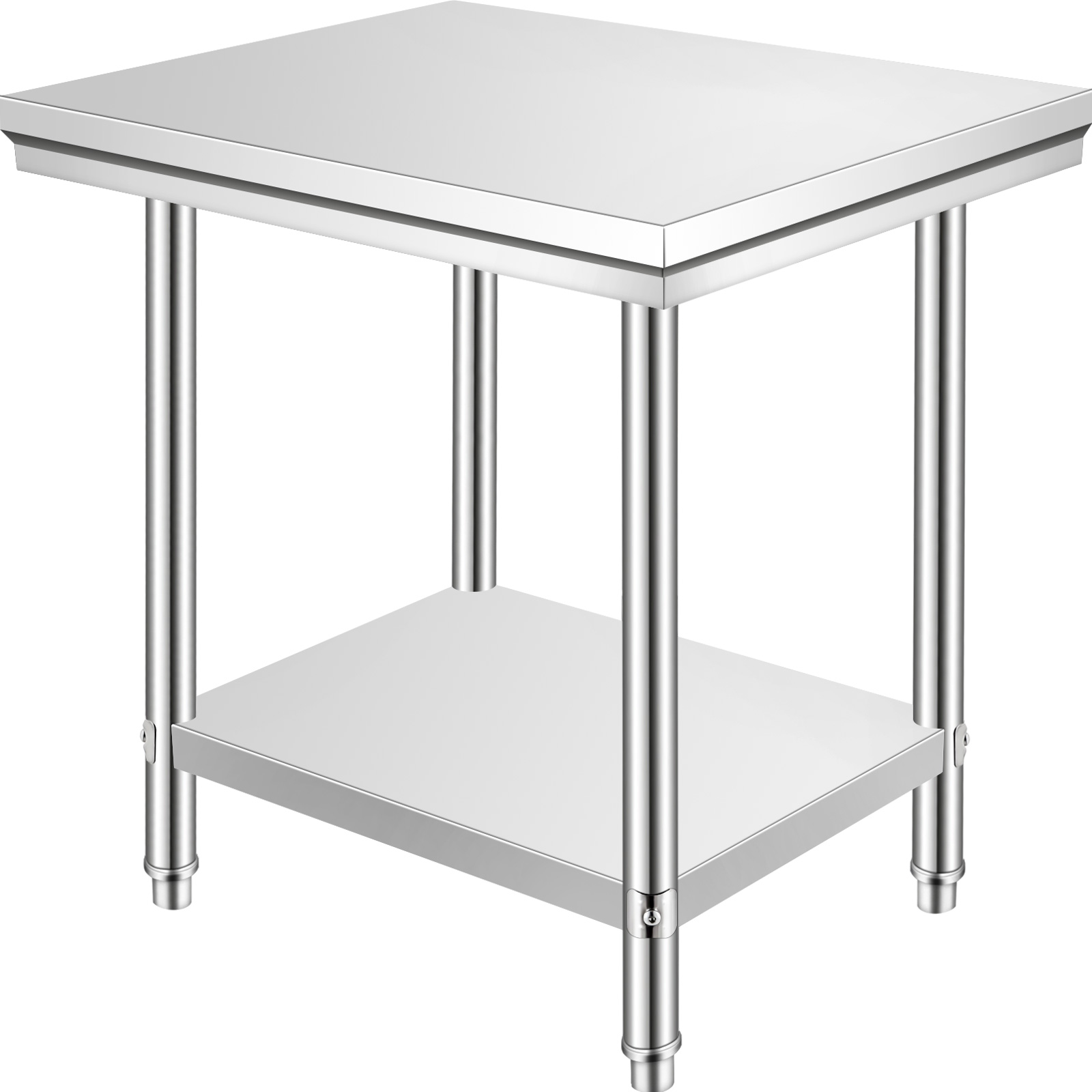 stainless steel prep table, silver, 36x24 inch