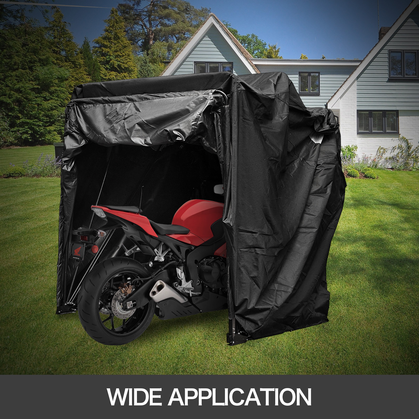 Motorcycle Cover 600D Motorcycle Tent Oxford Material Motorcycle Shed