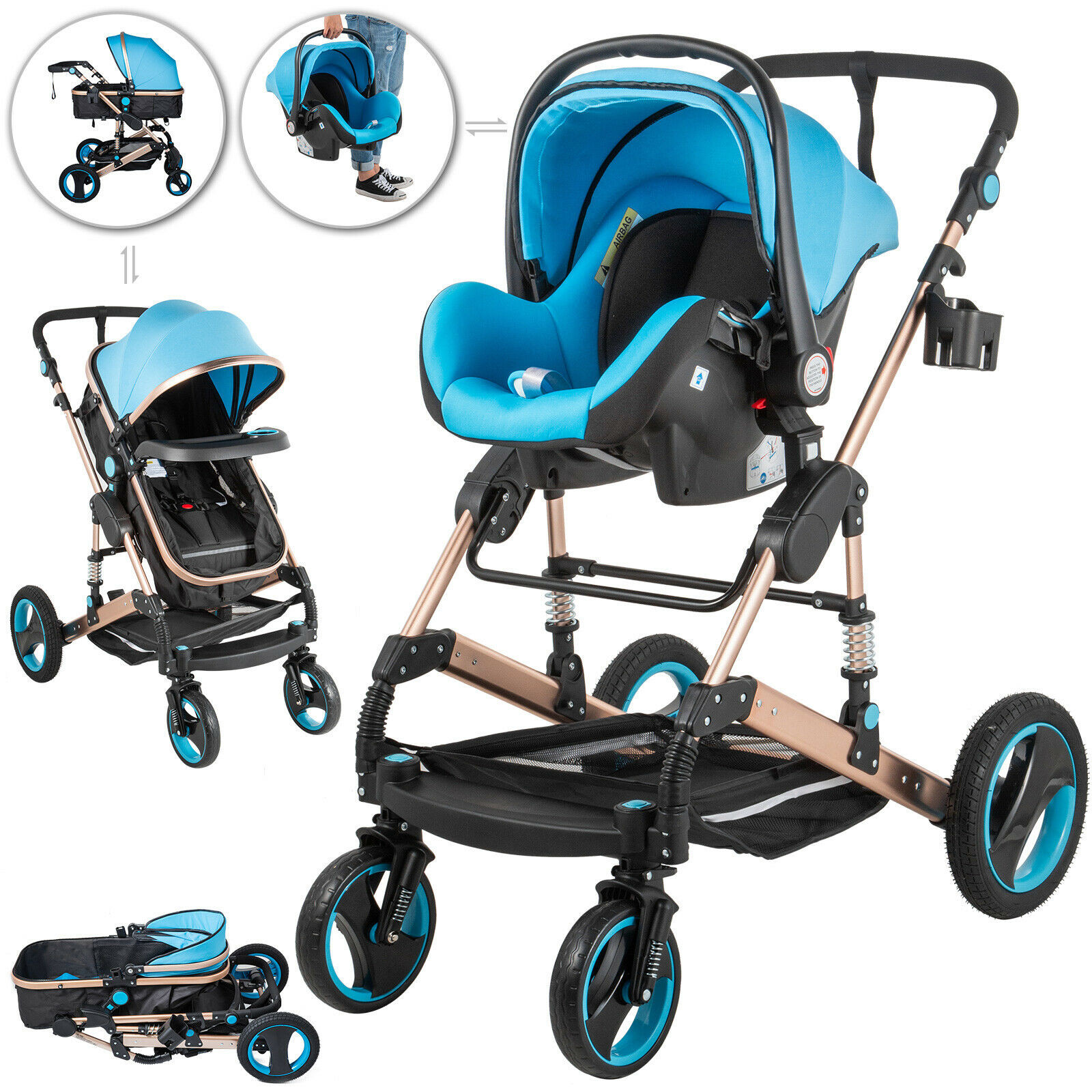 car seat that folds into a stroller