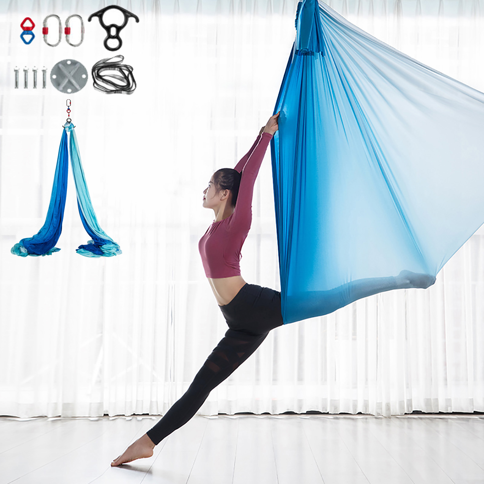 Aerial Silks,Yoga Swing Kit,Fly Dance