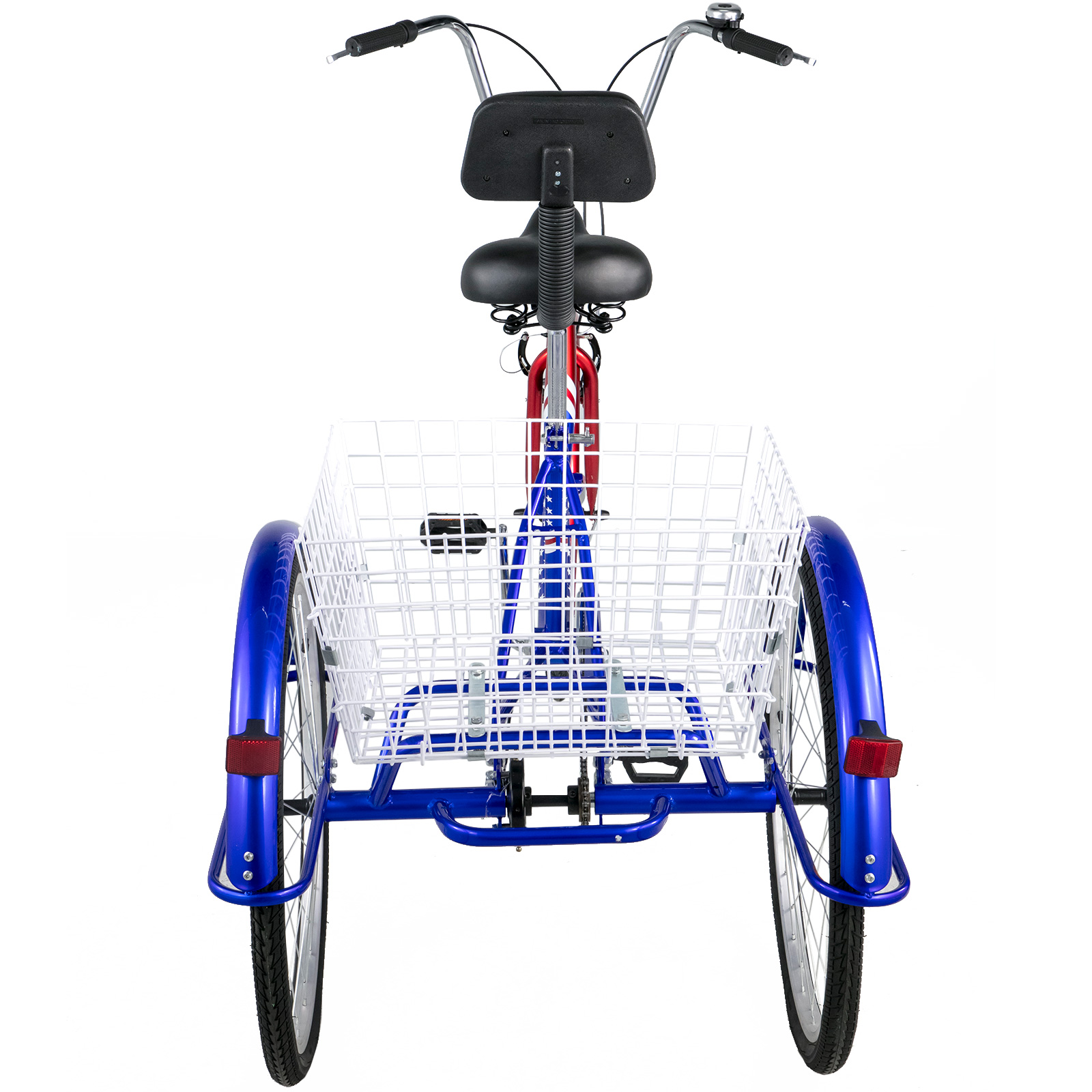 Foldable Adult Tricycle 24 26 17 Speed 3 Wheel Folding Bike W