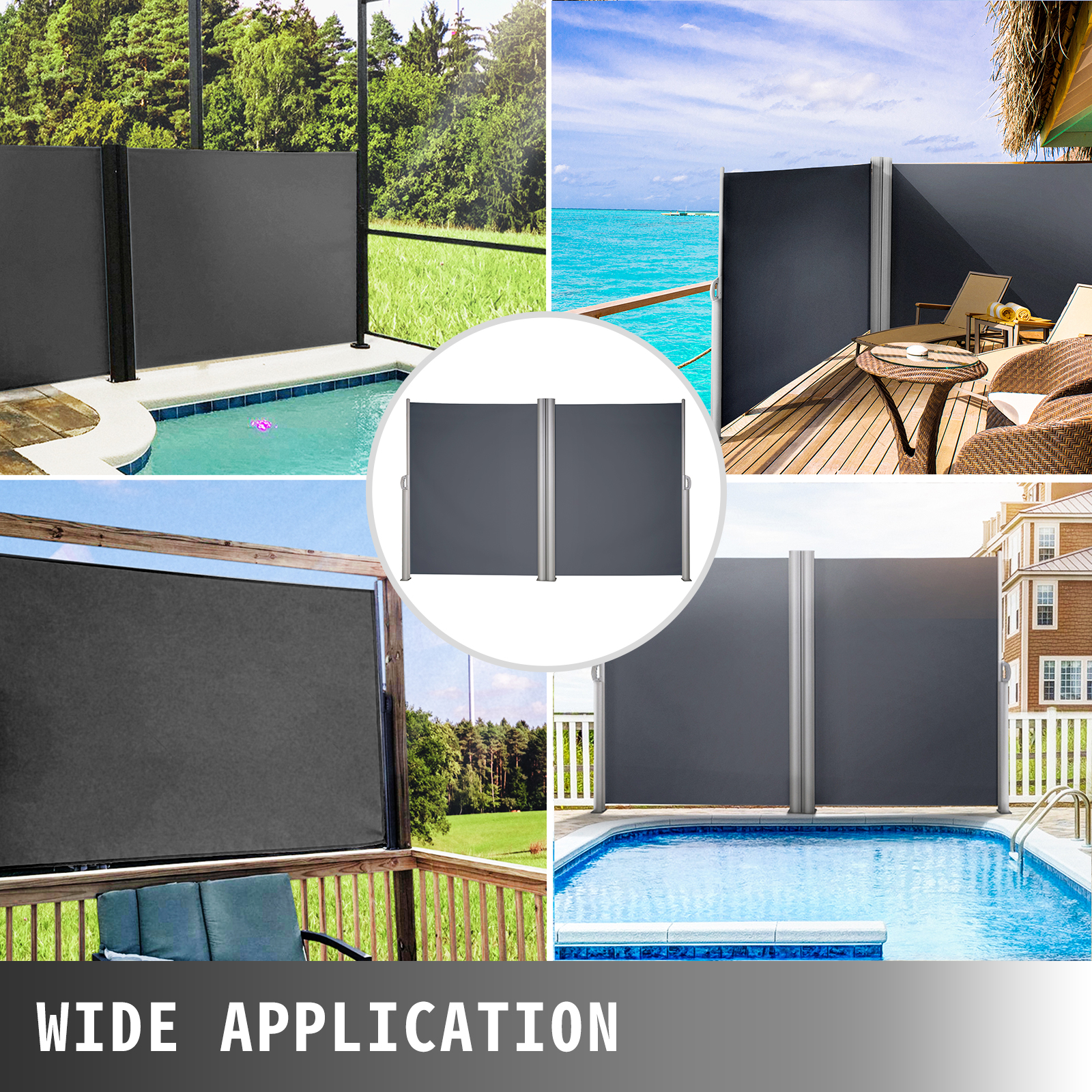 vertical retractable outdoor screens