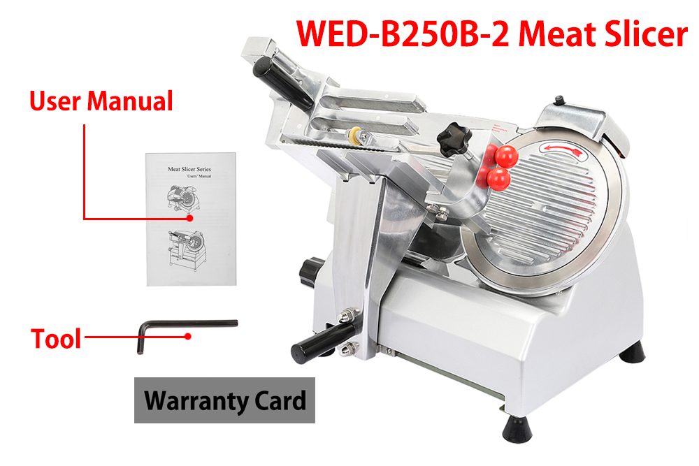 COMMERCIAL ELECTRIC SEMI AUTOMATIC MEAT SLICER 10 BLADE BRAND NEW b9