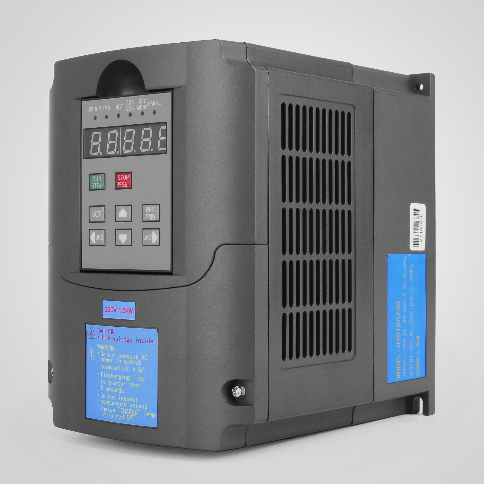 1 5KW 2HP 7A 220VAC SINGLE PHASE VARIABLE FREQUENCY DRIVE 